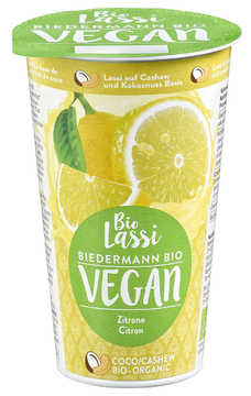 BIO vegan Lassi citron 230 g Molkerei Biedermann